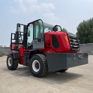 Compre carretilla elevadora todoterreno de exportación directa de fábrica, carretilla elevadora todoterreno diésel CE ISO de 5 toneladas, rendimiento fiable, precio barato, venta del vendedor - Product Image 3