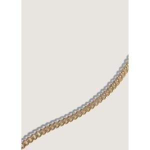 Collier Capri Classique Tendance Émeraude en Alliage Doré avec Chaîne Curb, Motifs Cœur et Croix, Diamants et Perles pour Soirées - Product Image 3