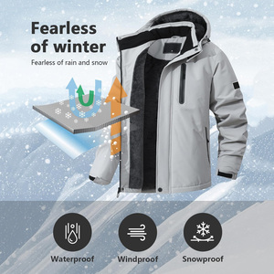 Vêtements de ski personnalisés OEM veste d'hiver imperméable manteau de neige respirant ajustement avec impression de logo et marque privée - Product Image 5