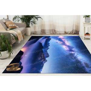 Above The Clouds <b>Rug</b>, Landscape <b>Rug</b>, Printed <b>Rug</b> for Home Decor,<b>Chenille</b> <b>Rug</b> - Product Image 3