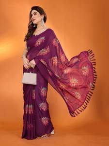 ELITE BRIDAL Ropa de boda india pakistaní Verano/Invierno Fancy Peso ligero Seda Tipo Sarees Samuthrika/Vasthra Kalas Estilo - Product Image 4