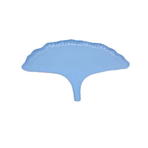 Plato para servir en forma de hoja de aluminio a granel personalizado para hogar y restaurante Plato para servir acabado negro para vajilla - Product Image 3