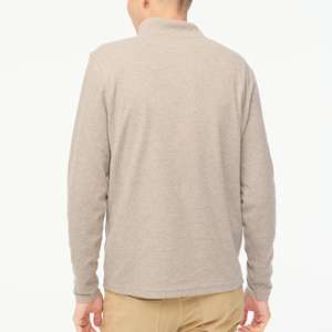 Sweat à capuche à col zippé léger et respirant à séchage rapide, personnalisé avec logo, pour le golf décontracté en hiver - Product Image 2