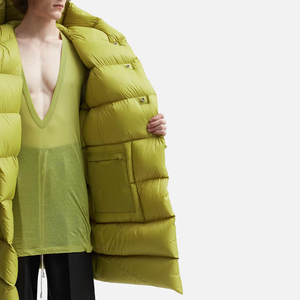 Abrigo largo estampado de invierno con capucha, chaquetas largas acolchadas cálidas para hombres y mujeres, prendas de vestir, abrigo largo de sublimación para hombres - Product Image 5