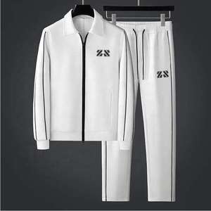 2024 automne hiver haute qualité vêtements décontractés pour hommes Logo personnalisé nouveau Design couleur unie survêtement disponibilité en gros - Product Image 6