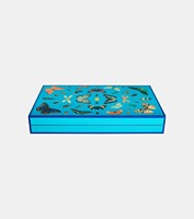 Nouveau choix personnalisable OEM Design fait à la main MDF laque Backgammon ensemble 3 1 échecs dames boîte de rangement Vietnam HNH