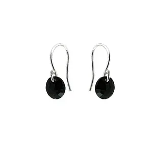 Boucles d'oreilles pendantes en argent 925 avec onyx noir pour femmes, plaquées or, bijoux pendantes, or rose, diamant, perle, zircon pour mariage, fête, cadeau - Product Image 2