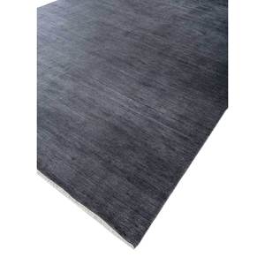 Alfombra de Seda Anudada a Mano Gulmarg Azul, Diseño Rectangular con Parches de Color Sólido, Decoración para Habitaciones y Autos, para Uso en el Hogar y el Pasillo - Modelo SKPS-222 - Product Image 2