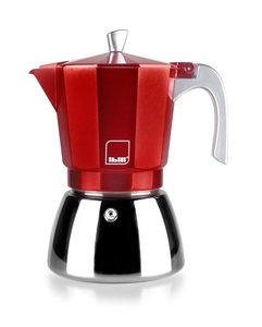 Caffettiera in alluminio Elba Red da 12 tazze (Ibili 627912) - Product Image 1