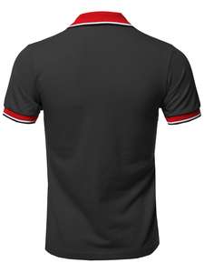 Sublimación personalizada impresa de punto deportivo atlético para Polos 100% poliéster transpirable rendimiento ropa deportiva - Product Image 2