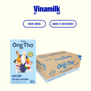 Vinamilk Ong Tho - White Blue Label-Leche condensada endulzada-El más vendido-Caja 380g x 24 Cajas por Caja - Product Image 3