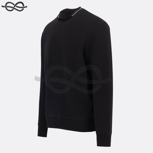 Sudadera personalizada bordada Color negro Mejor fabricante Hombres Sudadera Nuevas llegadas Precio al por mayor - Product Image 2