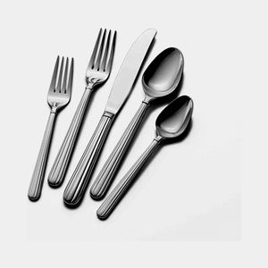 Cubiertos de Acero Inoxidable al por Mayor, Juego de Cubiertos Planos con Diseño de Maíz en Acero Inoxidable Plateado - Product Image 1