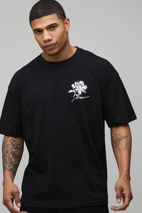 เสื้อยืดเจอร์ซีย์สีพื้นแบบกำหนดสีได้สำหรับผู้ชาย ทรงปกติ ไซส์ใหญ่ ระบายอากาศได้ดี น้ำหนัก 300 กรัม บริการ OEM คุณภาพสูงด้านหน้า - Product Image 6