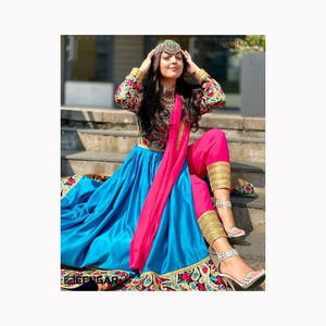 Vestido de Kutchi afgano bordado de alta calidad, Banjara, danza del vientre, Salwar, la mejor tela, ropa Tribal afgana tradicional para fiestas - Product Image 2
