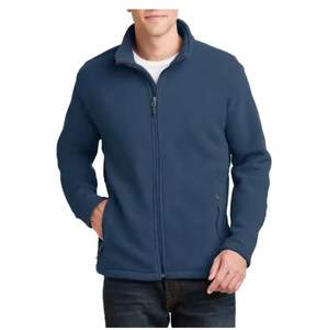 Sudadera con Capucha de Felpa de Punto con Cremallera Personalizada, 100% Poliéster, Cuello Alto, Estilo Holgado, Unisex - Product Image 1