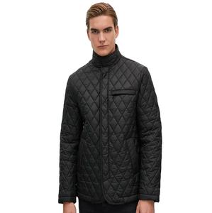Veste matelassée respirante décontractée de couleur noire unie pour hommes avec boutons personnalisés multi-poches veste matelassée - Product Image 6