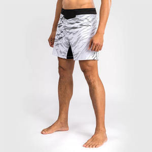 Custom Mens MMA Training <b>Shorts</b> <b>White</b> Fight <b>Shorts</b> <b>Gym</b> Workout <b>Shorts</b> Grappling Kickboxing Boxing Athletic Martial Arts - Product Image 1