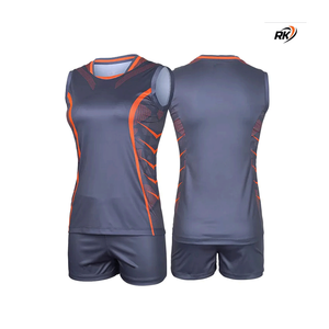 ชุดวอลเลย์บอลแขนกุดแห้งเร็วชุดพิมพ์ซับลิเมชันวัสดุโพลีเอสเตอร์ตามสั่ง - Product Image 1