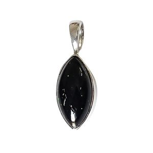 925 Sterling Silver Handmade Pendant <b>Locket</b> Green Goldstone Marquise Cut Shape Gift for Her with Necklace - Product Image 1