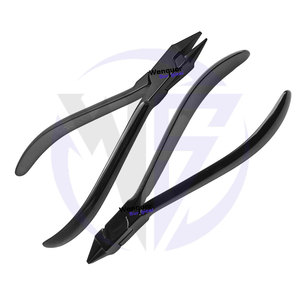 Herramienta Manual Wenquar de 13 cm para Doblar Alambres de Ortodoncia y Formar Lazos, Alicates de Pico de Pájaro Negros, Instrumento Quirúrgico Dental - Product Image 1