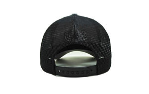 Casquette de camionneur à bord incurvé avec logo personnalisé et broderie, casquette en maille respirante et structurée à 6 panneaux, fabriquée en usine au Vietnam - Product Image 5