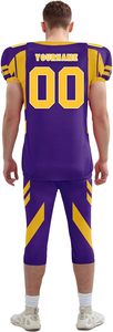 Wholesale <b>Top</b> Quality Customized American Football Uniforms <b>For</b> Youth Football Uniform <b>Club</b> Custom Logo Colors And Size Oem - Product Image 6