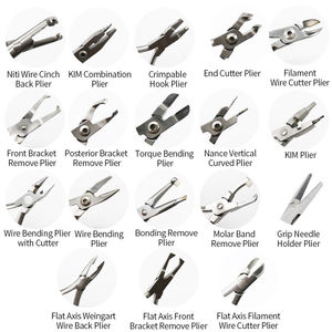 Instrumentos dentales manuales de acero inoxidable O'Brien, alicates pequeños de bucle helicoidal para formación de alambre de ortodoncia - Product Image 3