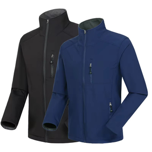 Vestes Softshell Slim Fit sans manches pour hommes Veste Softshell en toile avec col montant vente en gros - Product Image 2