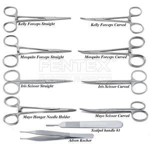 ชุดเครื่องมือผ่าตัดเล็ก 10 ชิ้น ชุดเครื่องมือผ่าตัดสำหรับสัตวแพทย์ - Product Image 1