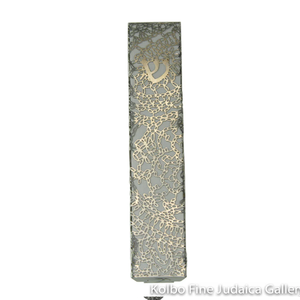 Pergamino de puerta Mezuzah indio hecho a mano, Metal de aluminio, arte religioso judaico, precio al por mayor para calentar la casa, artesanías de Metal - Product Image 3