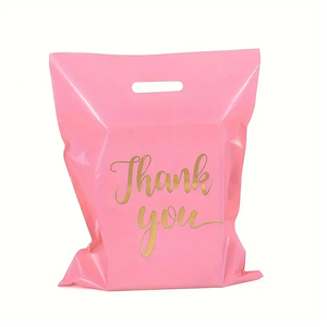 Venta al por mayor de plástico biodegradable troquelado diseño personalizado compras huecograbado impresión 100% bolsas de compras compostables bolsa de ropa - Product Image 1