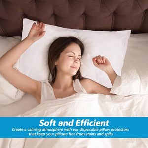 100 Uds. Sábanas desechables para salón de belleza, almohada de cabecera de masaje no tejida, toalla gruesa, almohadilla desechable para SPA de hoteles - Product Image 6