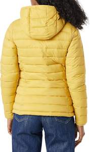 Venta caliente personalizado recortado grueso Patchwork invierno amarillo Gilet Puffer Coat para hombres chaquetas de invierno impermeables para mujeres - Product Image 2