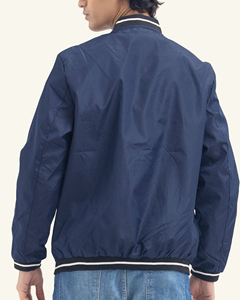Veste coupe-vent ample et décontractée pour hommes, veste de printemps imperméable à capuche avec logo personnalisé, col montant, dernière conception, veste universitaire brodée - Product Image 6