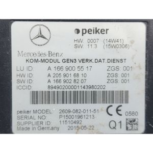MÓDULO DE CONTROL TELEMÁTICO MERCEDES Clase E Sedán W212 A1669005517 651924 Diésel 2143 (09>) - Product Image 3