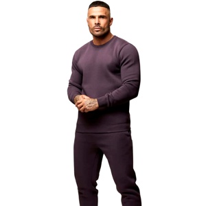 Vente en gros d'ensembles de jogging de fitness respirants XXL pour hommes vêtements de sport d'hiver personnalisés survêtement à logo imprimé solide nouvelle saison de jogging - Product Image 1