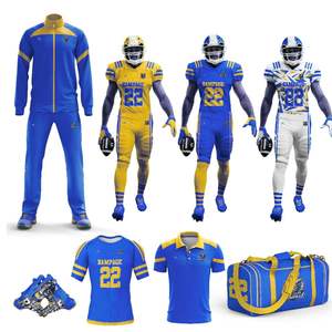 Paquet d'uniformes de football américain en polyester spandex rétro - Product Image 2