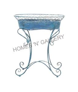 Jardinière moderne d'intérieur et extérieure d'aspect naturel fabriquée à la main avec supports de décoration décorative pour restaurant et bureau - Product Image 4