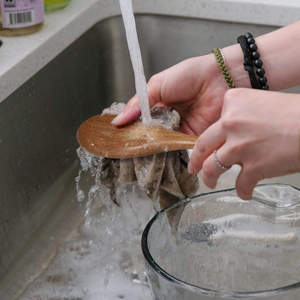 Cucharas de diseño de madera Decoración de cocina Restaurante y diseño de hotel Cubiertos naturales con diseño de acabado pintado por glowin fashion - Product Image 3