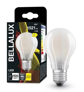 Standard lamp, frosted glass, LED, 11W, 2700K, 1521Lm (Bellalux 4058075115439) - Product Image 1