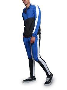 ชุดวอร์มผู้ชายแบบมีฮู้ดซิปคุณภาพสูงรุ่นใหม่ ดีไซน์ 2 in 1 ชุดเซ็ตเสื้อแจ็คเก็ตและกางเกงขายาวสำหรับฤดูหนาว รับผลิตตามสั่ง ขายส่ง - Product Image 2