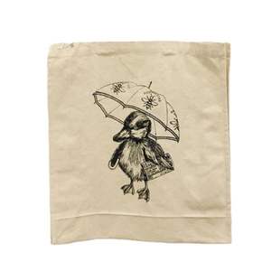 Sac à cordon en pur coton élégant et écologique Sac à provisions durable et à la mode à vendre - Product Image 3