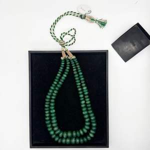 Haute qualité 100% pierres précieuses émeraude naturelles perles rondelle lisses 8mm à 14mm vert pour la fabrication de bijoux - Product Image 4