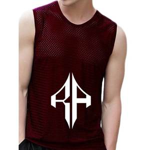 เสื้อกล้ามผู้ชายระบายอากาศพรีเมี่ยมวัสดุผ้าฝ้าย100% ออกแบบโลโก้ได้ตามต้องการ - Product Image 2