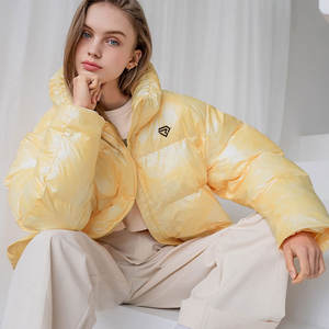 Chaqueta de Invierno Acolchada de Lujo para Mujer, Talla Grande, Forro de Piel, Satén, Impermeable, Reversible, Gruesa y Ligera, con Impresión de Logotipo Personalizado - Product Image 6