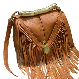 Sacs à main pour femmes, sac à main rétro en cuir PU à franges |   Sac à main vintage pour femme |   Prix de gros - Product Image 2