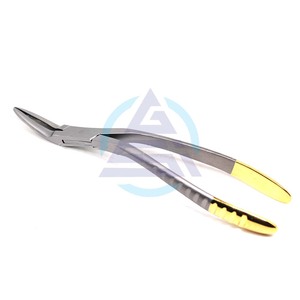 Fragment de racine dentaire extraction de dents mini-invasive pince à dents Instrument dentaire maxillaire mandibulaire incurvée - Product Image 1