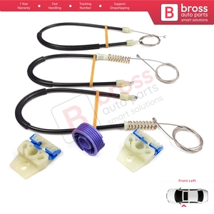 ชุดซ่อมกระจกหน้าต่าง BWR5058ด้านหน้าซ้ายสำหรับ MK5โปโล Veno 6R 6C 61 2009-2022 4/5 6R4837461ประตู - Product Image 5