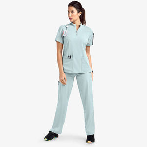 Wholesale Women's Comfortable Surgical Uniform Scrub <b>Sets</b> Soft Stretchy Nurses Medical Scrubs for <b>Doctors</b> and Nurses - Product Image 1